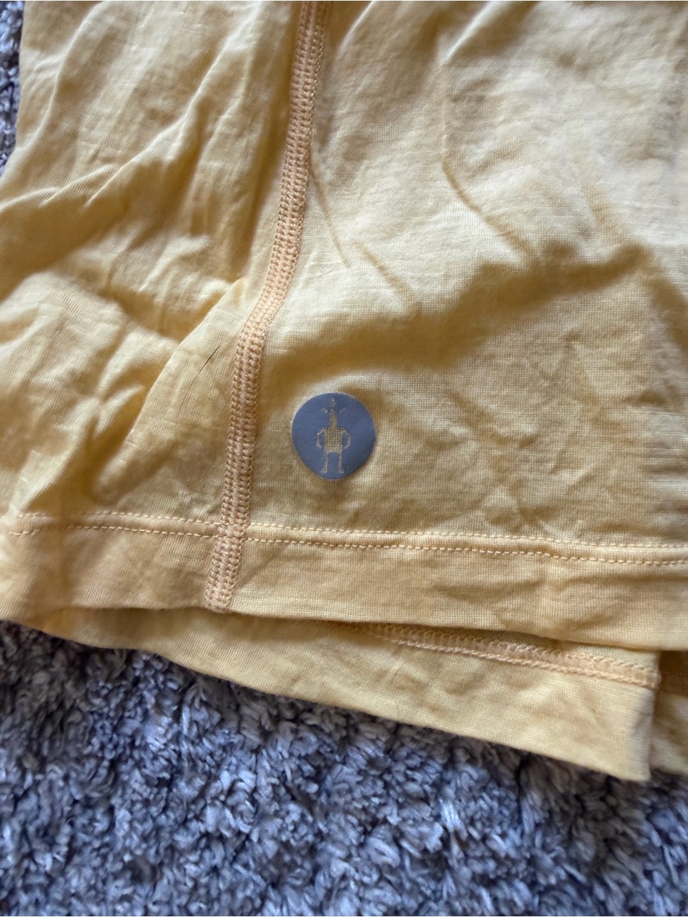 Smartwool Yellow Racerback Performance Tank - Picture 2 of 4